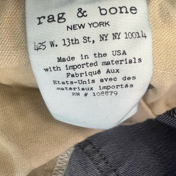 Rag & Bone Women's Dre Distressed Raw Hem W1590K510COL Jeans Size 29 - Picture 6 of 9